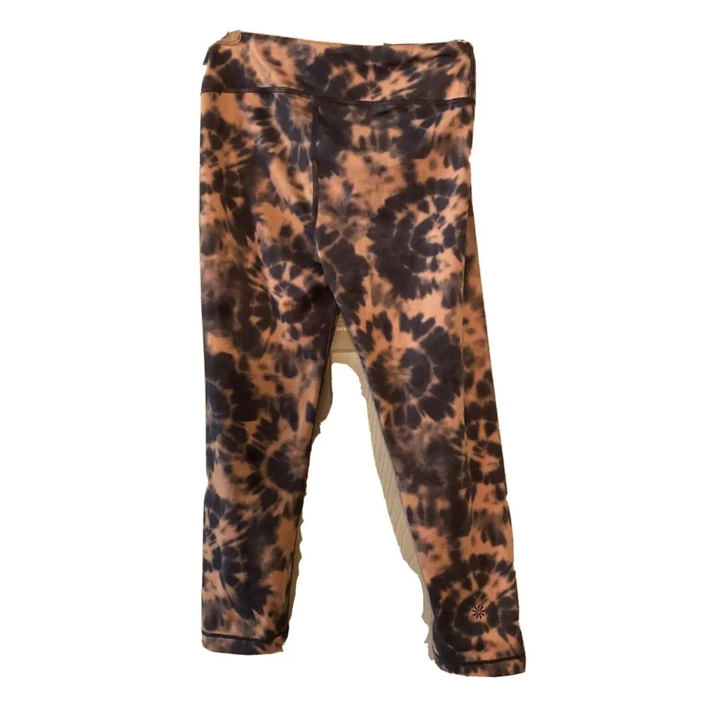 Athleta G!rl  Leggings Tie Dye Orange & Purple, XL14, Athleta active wear